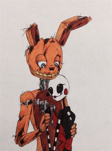 Springtrap X Marionette Fnaf Puppets Funtime Foxy