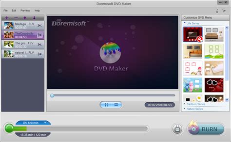 We also have found suitable dvd menu maker. Doremisoft DVD Maker full Windows 7 screenshot - Windows 7 ...