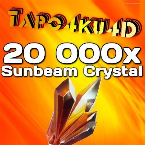 Sunbeam Crystal Game Items Gameflip