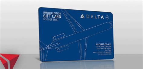 Delta S Selling Gift Cards Constructed From A Retired DC 9