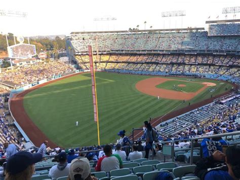 Dodger Stadium Level 5 Reserve Level Home Of Los Angeles Dodgers