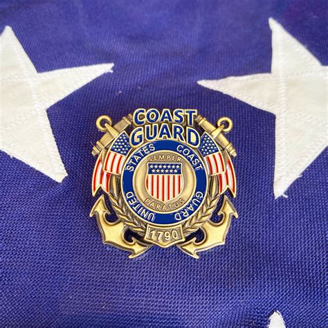 Us Coast Guard Veterans Day Pin Fallenyetnotforgotten