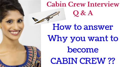 Why You Want To Become Cabin Crew Flight Attendant Best Answer