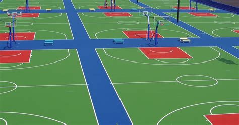 In meters, that's 28 by 15 meters. Basketball Court Surfaces - California Sports Surfaces
