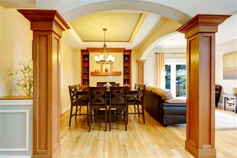 7 Ideas For Wooden Column Interior Design Decorative Indoor Columns