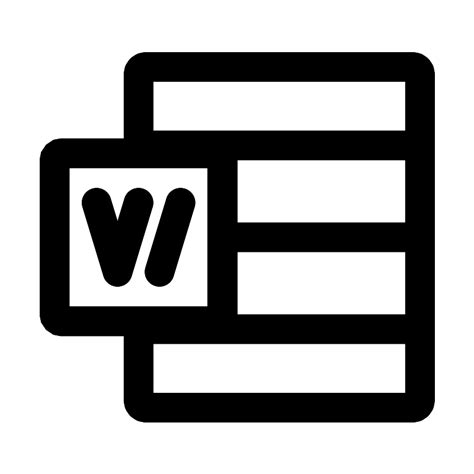 Microsoft Word Svg Vectors And Icons Svg Repo