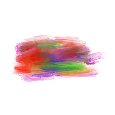 Free Vector Abstract Colorful Watercolor Brush Stroke Design Vector
