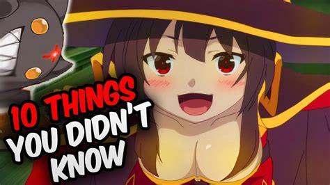 I love gaming and sharing my experiences with you. 10 Things You Didn't Know About Megumin! - KonoSuba Facts ...