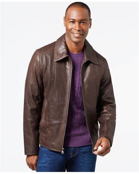 Marc New York Leather Jacket In Brown For Men Lyst
