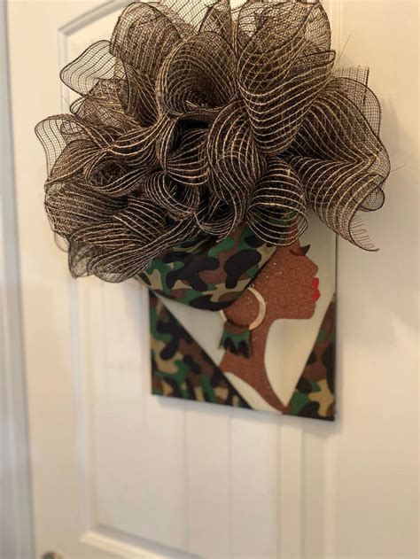 Ebay.com has been visited by 1m+ users in the past month Military Diva/Camouflage Diva/African American Wreath on ...