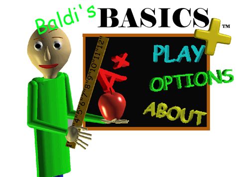 Remake Of Baldis Basics Plus Title Screen Rbaldisbasicsedu