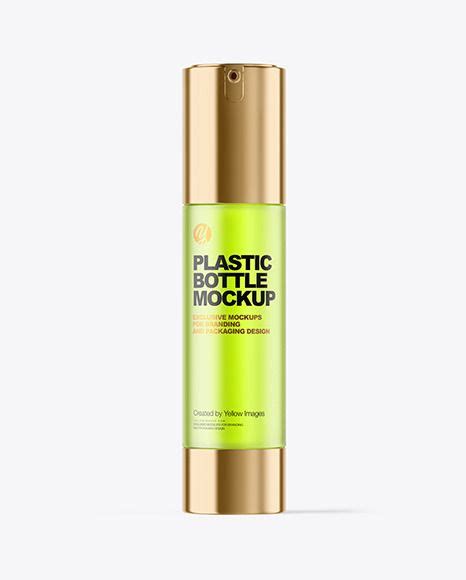 Download Frosted Airless Pump Bottle Mockup in Bottle Mockups on ...