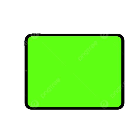 Green Screen Apple Tablet Ipad 16 Color Black Clipart Transparent