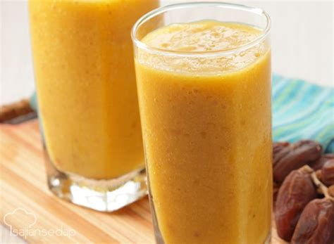 Antara lain, vitamin a, vitamin b kompleks, vitamin c, kalsium, zat besi, folat, fosfor, folat, thiamine, niasin, ribovlafin dan magnesium. Resep Kolak Singkong Kurma dan Jus Kurma Mangga, Enak dan Segar - Kids