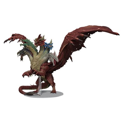 Dandd Icons Of The Realms Aspect Of Tiamat Figurine 5 Headed Dragon