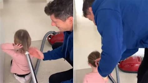 El Truco Definitivo De Lewandowski Para Peinar A Su Hija Cuando Mamá