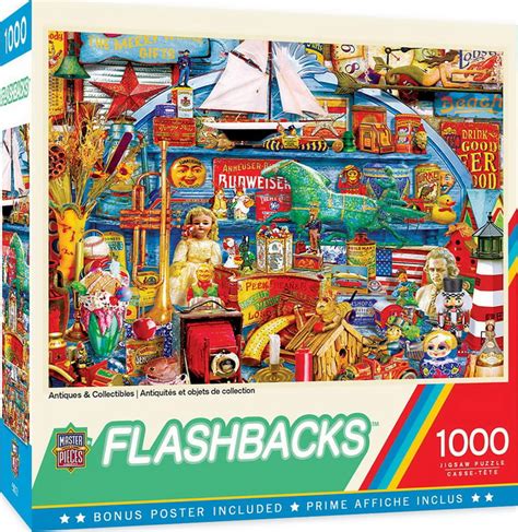 Masterpieces Flashbacks Antiques And Collectibles 1000 Piece Jigsaw Puzzle