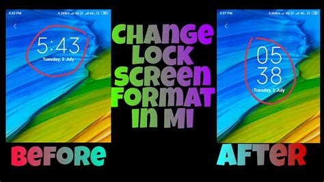 How To Change Lock Screen Clock Format On Mi Device Daily Trick