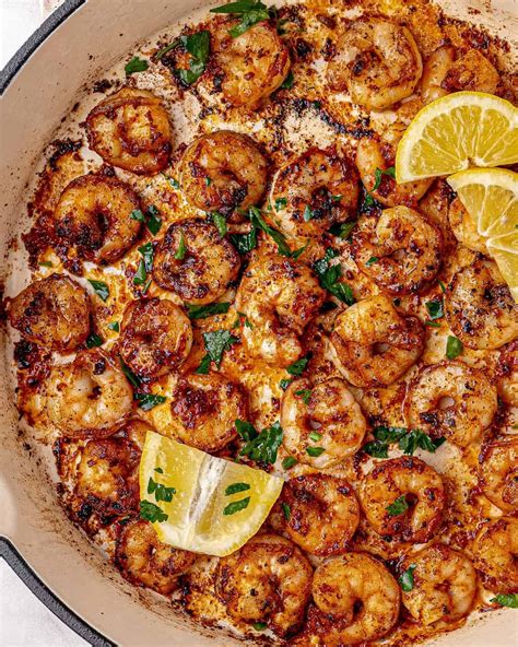 Blackened Shrimp One Pan Shrimp Recipe The Chunky Chef