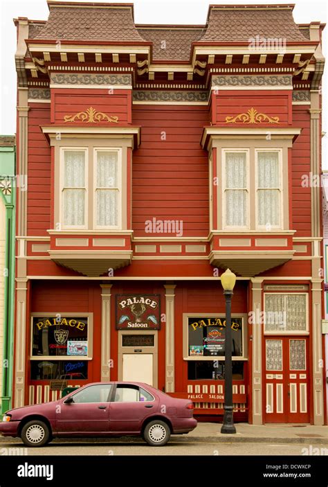 Victorian Era Storefronts In The Western United States Stock Photo Alamy