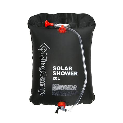 Kingcamp Portable Outdoor Solar Shower Bag Litre Gallon