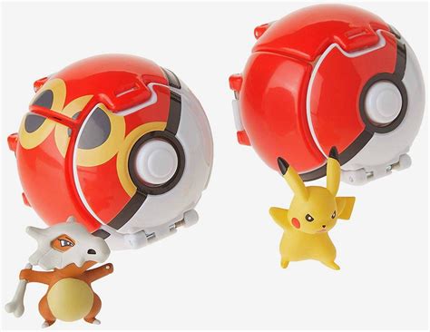 Pokemon Throw N Pop Pokeball Pikachu And Poke Ballcubone And Repeat Ball