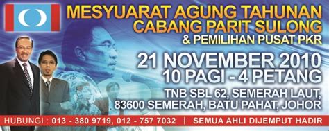 3 mac 2012 sekali setahun 7. zaihan zainal: Notis Mesyuarat Agung Tahunan Pt Sulong