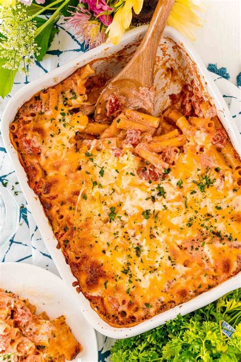 Easy Baked Ziti With Ricotta Cheese Play Party Plan