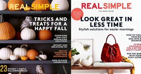 Real Simple Magazine Subscription Only 999