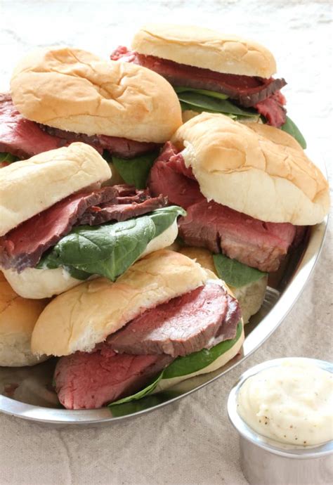 Beef tenderloin doesn't require much in the way of spicing or sauces because the meat shines on its own. Recipe: Beef Tenderloin Sliders with Horseradish Sauce ...