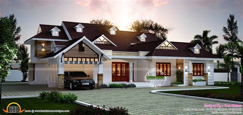 Square house design plans double floor modern box type home models. Bungalow house in Kerala | keralahousedesigns
