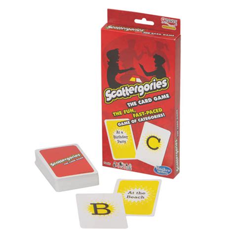 Scattergories Card Game Spilsbury