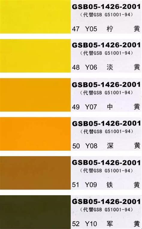 國標色卡 漆膜顏色標準色卡gsb05 1426 2001 每日頭條