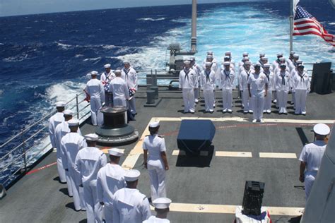 Us Navy Burial At Sea