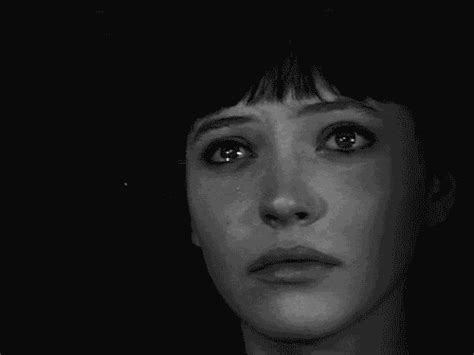 anna karina crying crying eyes french new wave black and white girl jean luc godard