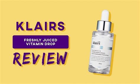 It's a great way to incorporate a bit of vitamin c into your. Review Tinh chất Klairs Freshly Juiced Vitamin C Serum ...