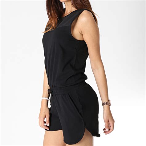 Robe femme urban classics stripe boxy. Urban Classics - Combishort Femme TB1179 Noir ...