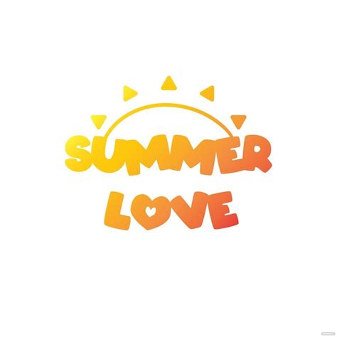 Summer Love Vector In Png  Svg Eps Illustrator Download