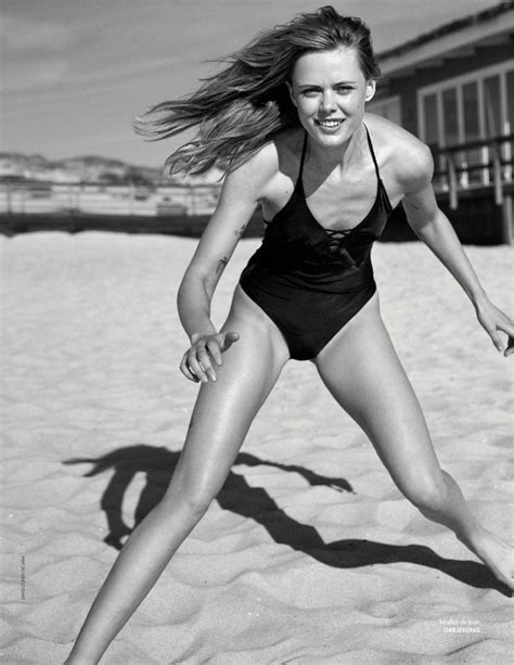 Frida Gustavsson Chases The Sun In Swim Fashions For Elle France Fashion Gone Rogue