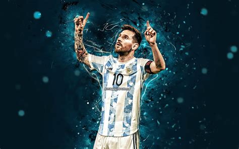 Lionel Messi 2021 Argentina National Football Team Football Stars Leo Messi Hd Wallpaper