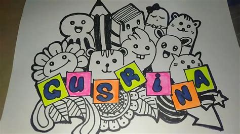 Maybe you would like to learn more about one of these? Cara buat grafiti Doodle mudah dan simpel - YouTube