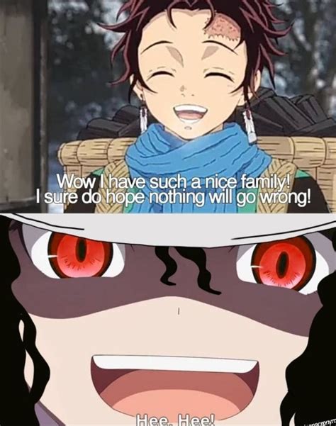 Demon Slayer Tanjiro And Muzan Meme Funny Anime Pics Slayer Meme