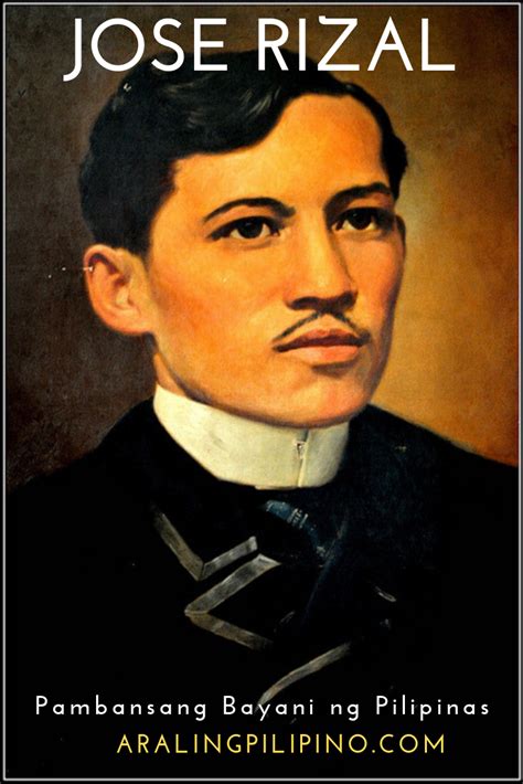 Pambansang Bayani Ng Pilipinas Jose Rizal Kulturaupice