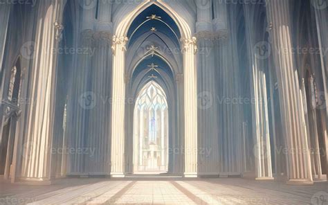 Anime Cathedral Church Generative Ai 25378710 Stock Photo At Vecteezy