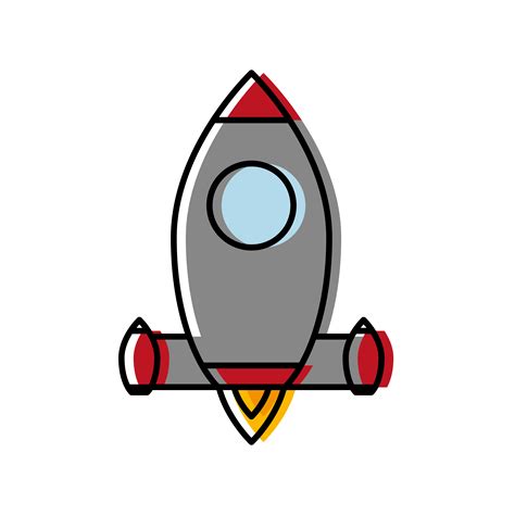 Space Rocket Icon 659688 Vector Art At Vecteezy