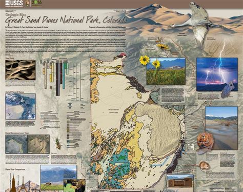 Geologic Map Of Great Sand Dunes National Park Colorado Sand Dunes