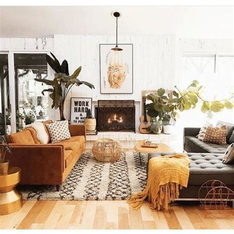 Cool 30 Gorgeous Bohemian Farmhouse Decorating Ideas For Your Living