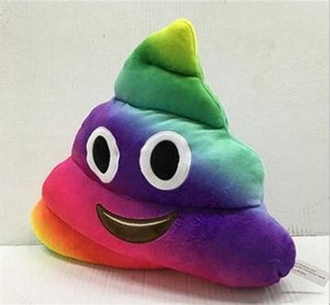 Emoji Rainbow Poop Pillow Squishy Heaven Australia