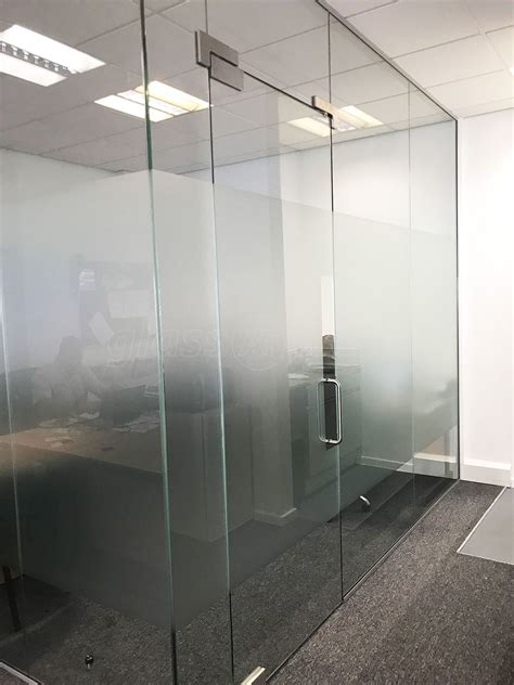 Glazed Corner Office With Frameless Glass Door For Allgas1 Ltd In Rotherham South Yorkshire