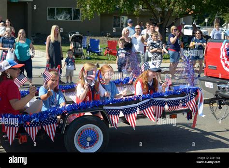 Parade Floats American Flags Float July Independence Day Th Of July Fourth Of July